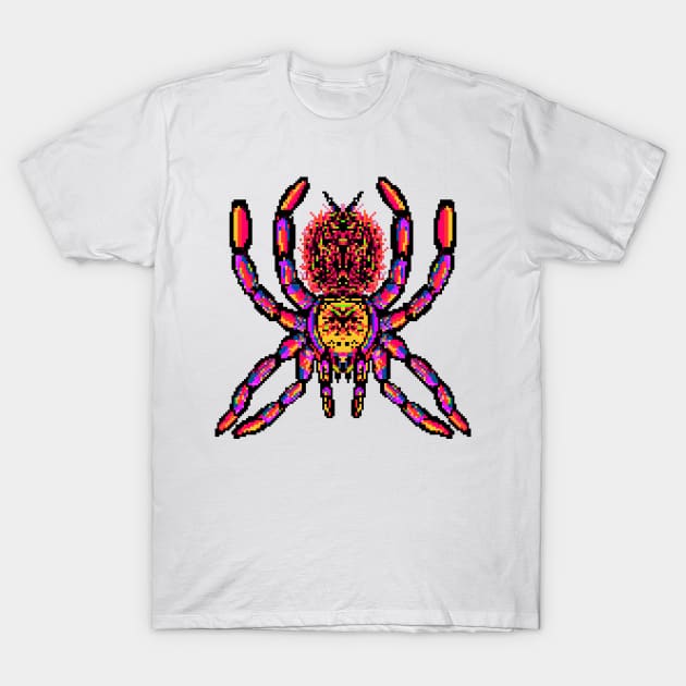 Tarantula Pixel Art 22 T-Shirt by IgorAndMore